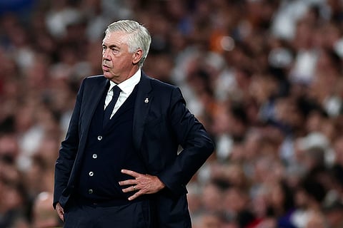 La Liga 2024-25 Real Madrid vs Real Betis: Real Madrid's head coach Carlo Ancelotti